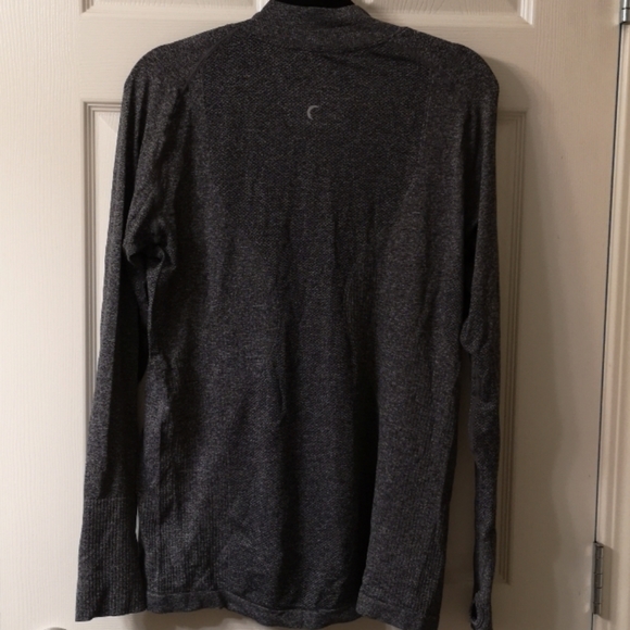Zyia Fog Performance 1/4 Zip Gray Pullover XL - Picture 7 of 8